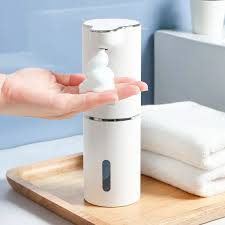 Automatic Soap Dispenser Touchless Foaming Soap Dispenser 380Ml USB Rechargeable Electric 4 Level Adjustable Foam Soap Dispenser